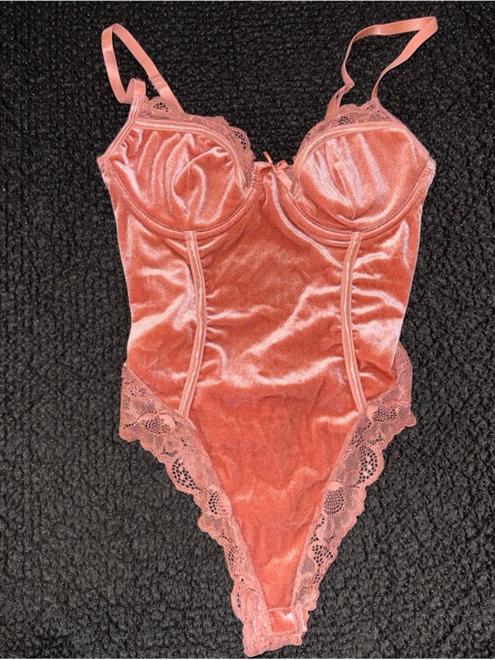Beautiful velvet lingerie top